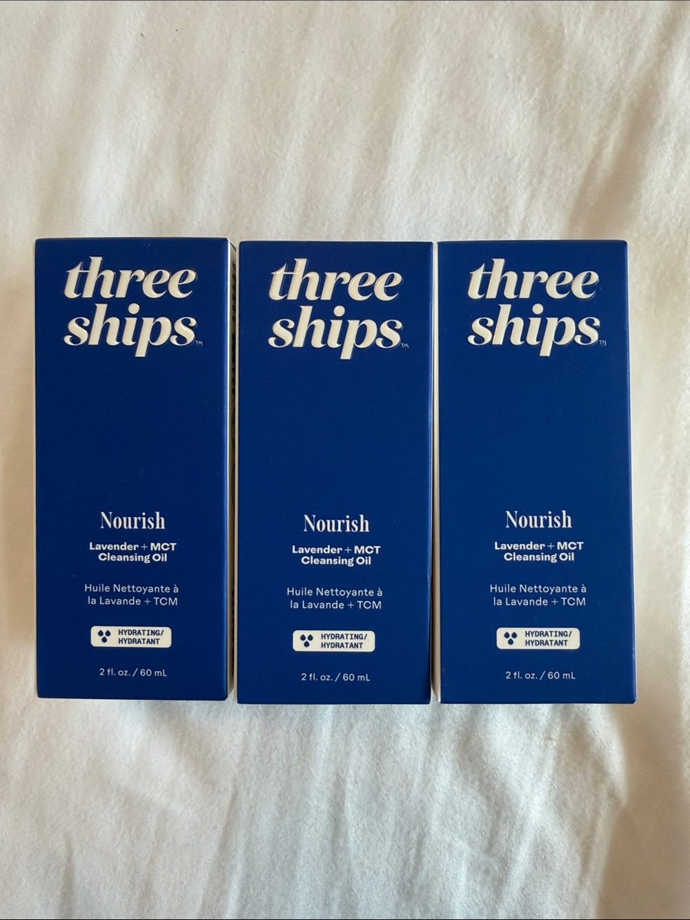 Three Ships Nourish Lavender +
MCT Cleansing Oil Three Pack